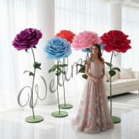 Ростовой цветок из бумаги "Роза розовая" Ростовой цветок из бумаги "Роза розовая"